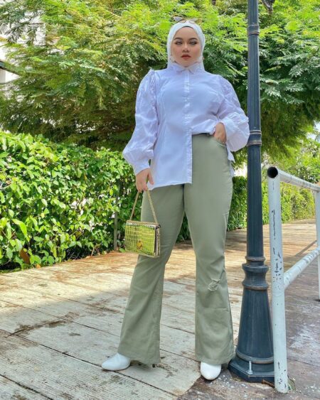 13 Tips OOTD Hijab Casual Untuk Tubuh Gemuk Ada Inspirasi Baju Juga