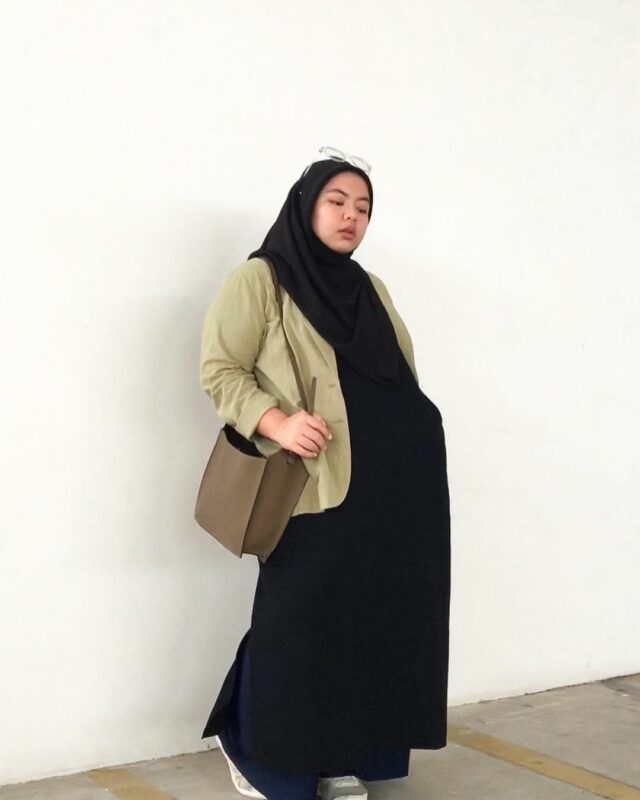 Tips Ootd Hijab Casual Untuk Tubuh Gemuk Ada Inspirasi Baju Juga