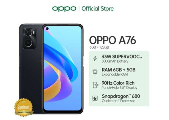 6 Harga HP Oppo Terbaru Maret, Pilihan Terbaik Mulai 1 Jutaan