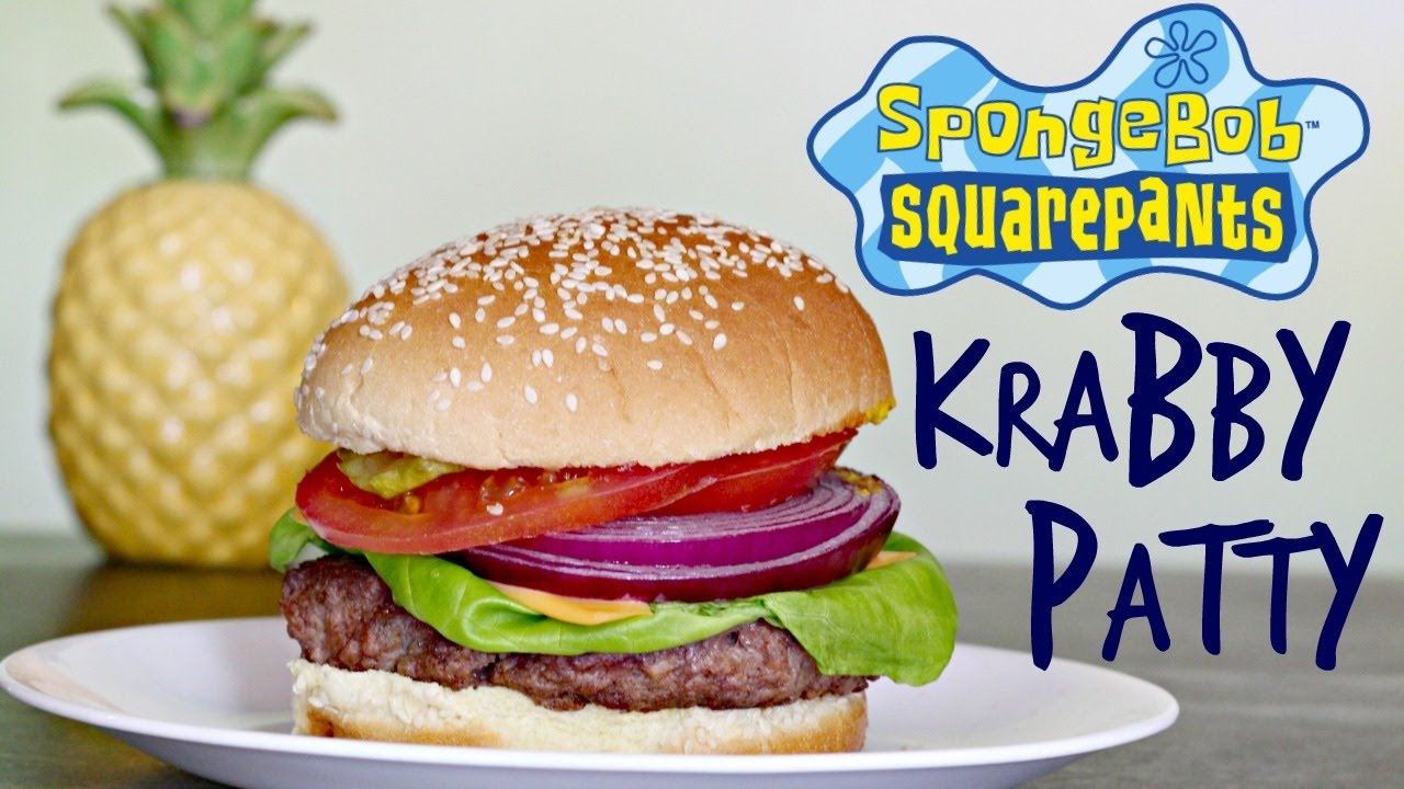 5 Resep Burger Krabby Patty Makanan Khas SpongeBob