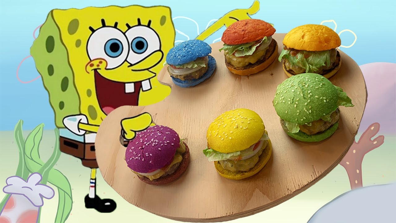 5-resep-burger-krabby-patty-makanan-khas-spongebob