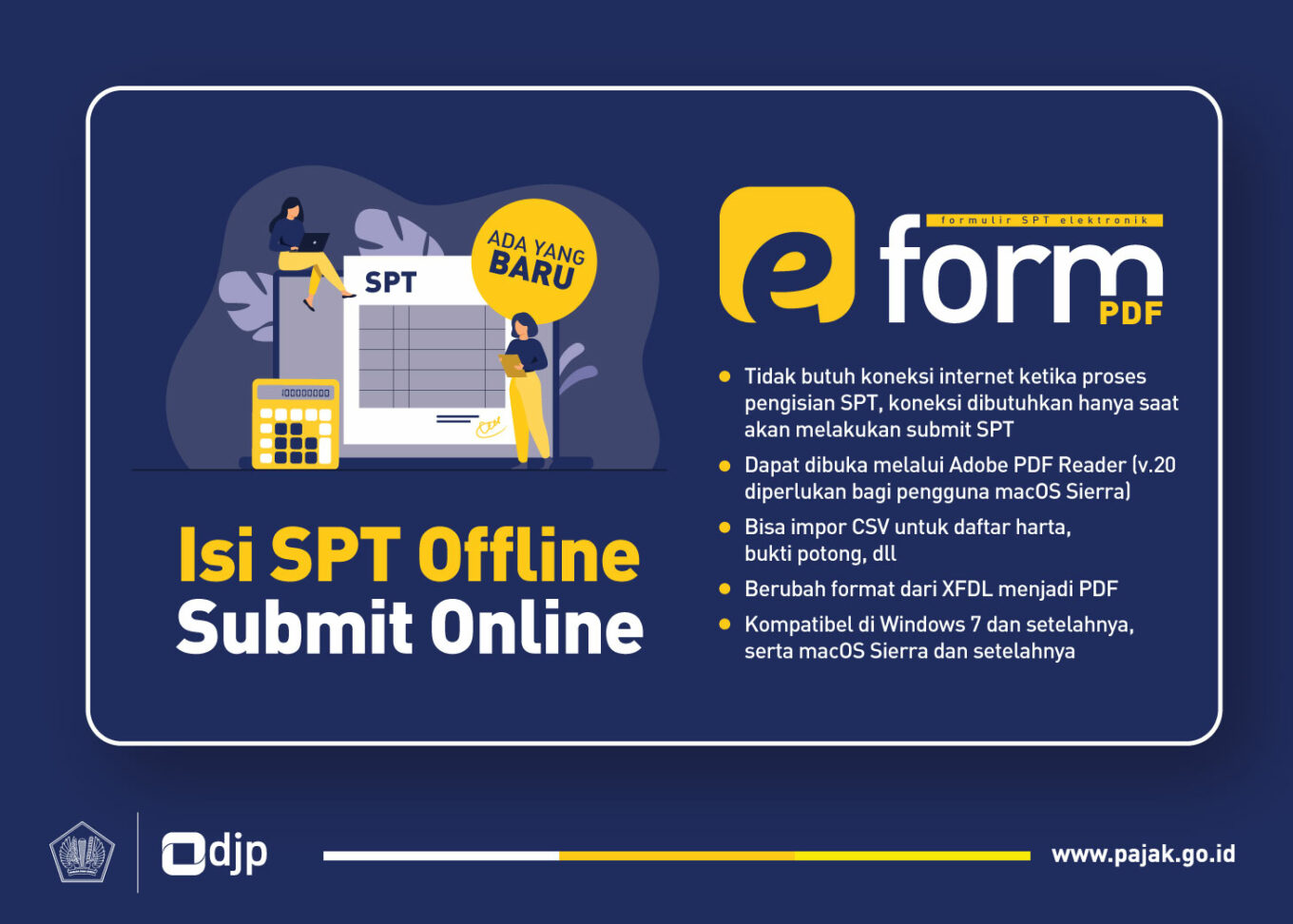 4 Cara Lapor SPT Tahunan Pribadi, Melalui E-Form Hingga E-Filing