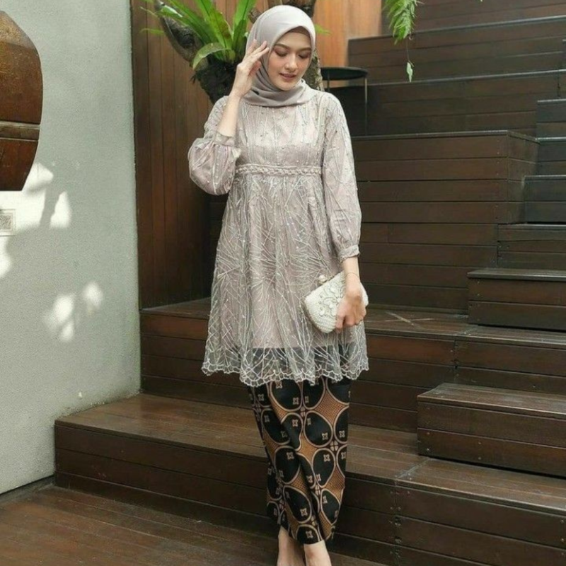 40 Model Kebaya Modern Hijab Yang Stylish Dan Menawan