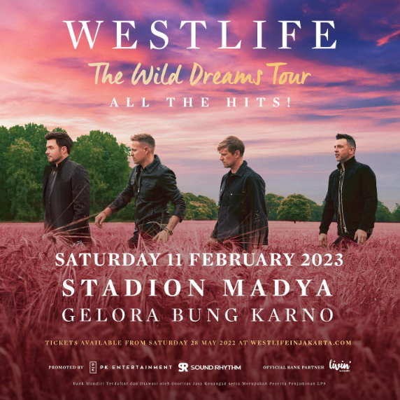 Westlife Gelar Konser di Jakarta 2023, Cek Harga Tiket dan Cara Belinya