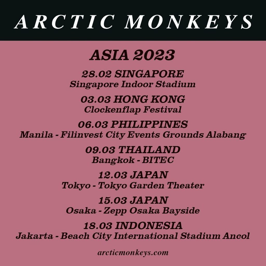 Konser Arctic Monkeys akan Digelar di Jakarta, Berapa Harga Tiketnya?