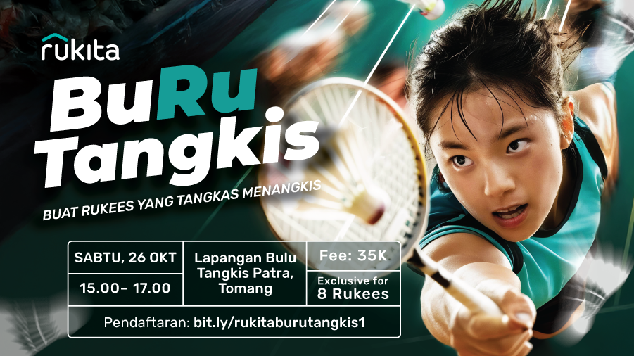 Rukita BuRu Tangkis @ Lapangan Bulu Tangkis Patra Tomang (26 Okt 2024)